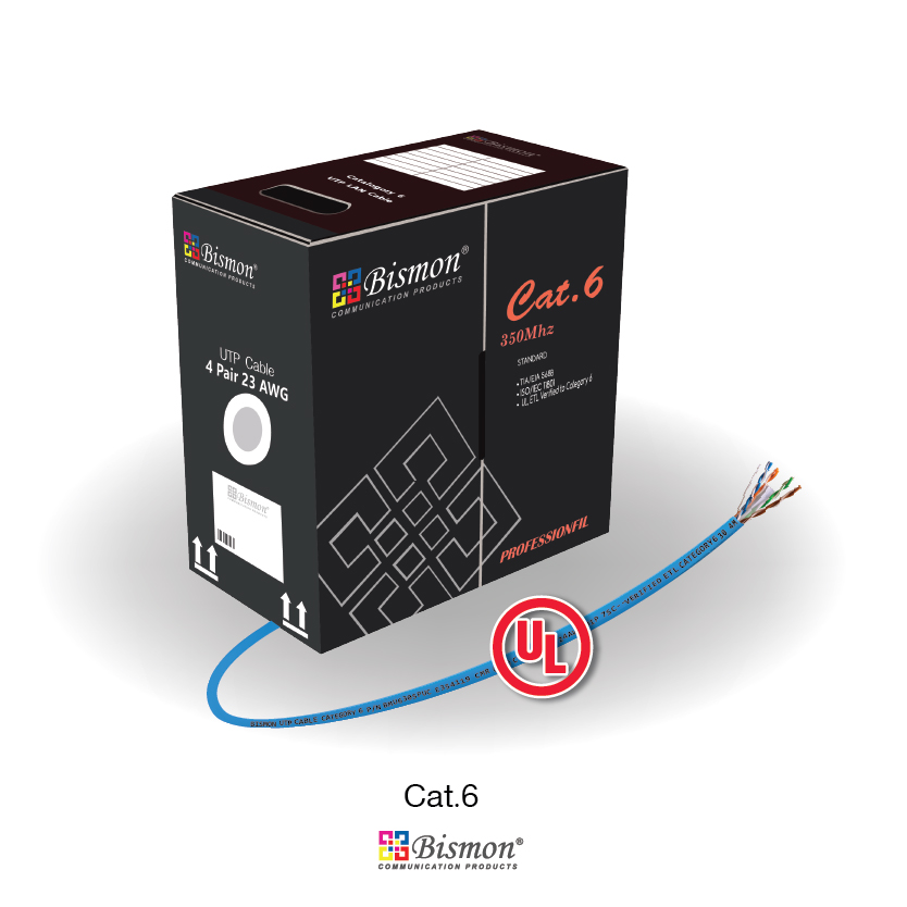 CAT6 UTP (600MHz) CABLE, UL CMR RATE