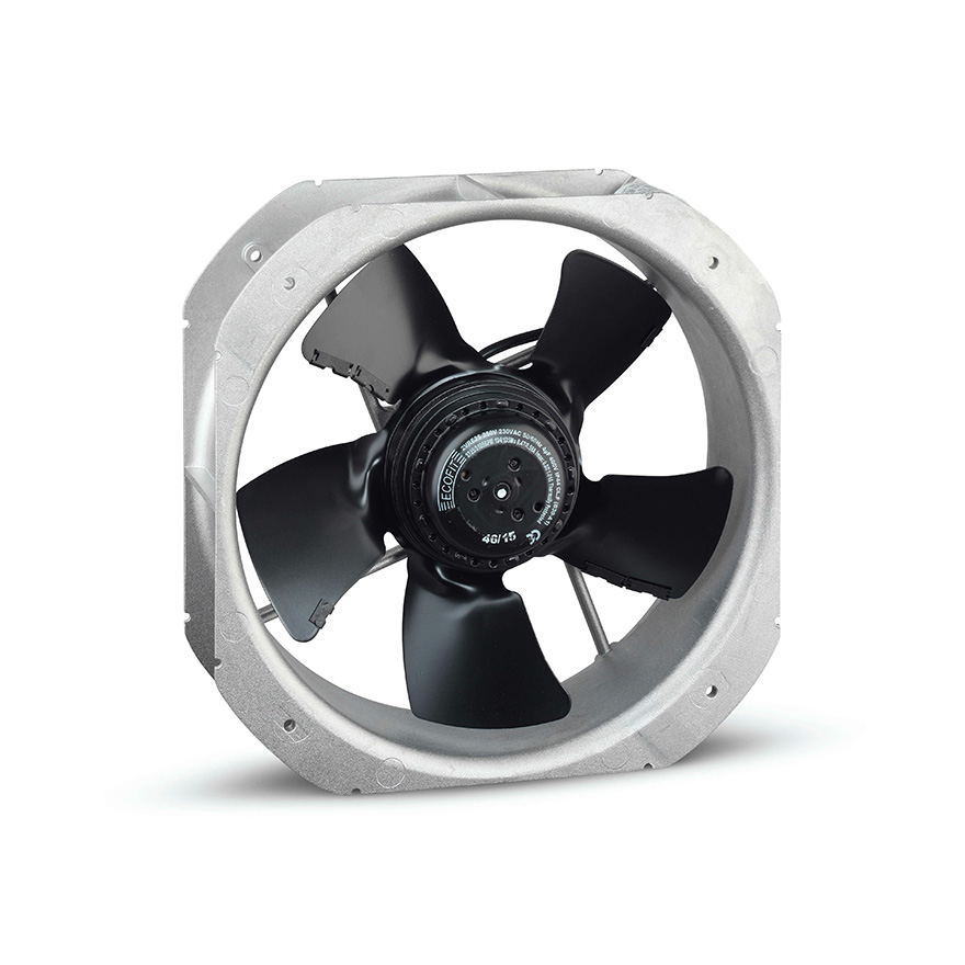 Compact Axial Fan 280x280x80 230 Vac พัดลมคอสเทค