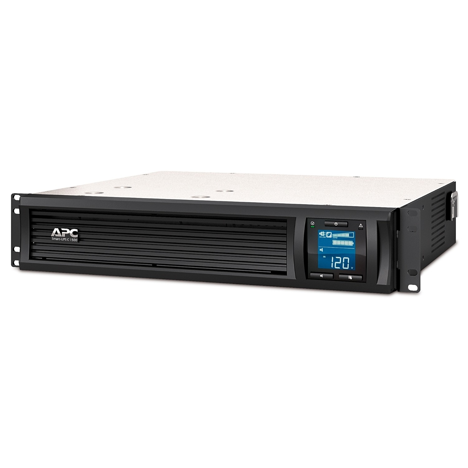 APC Smart-UPS C, Line Interactive, 2000VA, Rackmount 2U, 230V, 6x IEC C13 outlets, USB and Serial communication, AVR, Graphic LCD