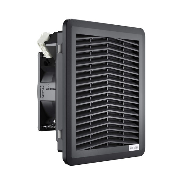 ฟิลเตอร์พัดลม 204MM X 204MM 230 V RAL 9005 R EMC