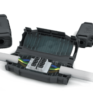 IP68 gel-insulated joints and connection devices.