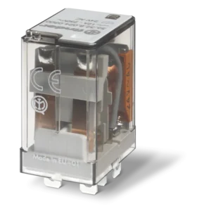 Miniature power relay 12A 2 CO (DPDT)